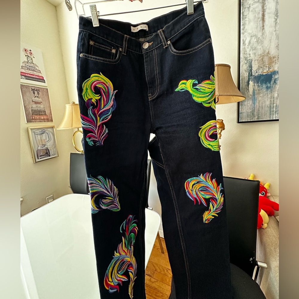 Area Denim dragon pants